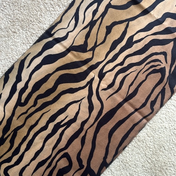NWT Vintage Cashmink Prints V. Fraas Animal Print Scarf - Picture 4 of 11